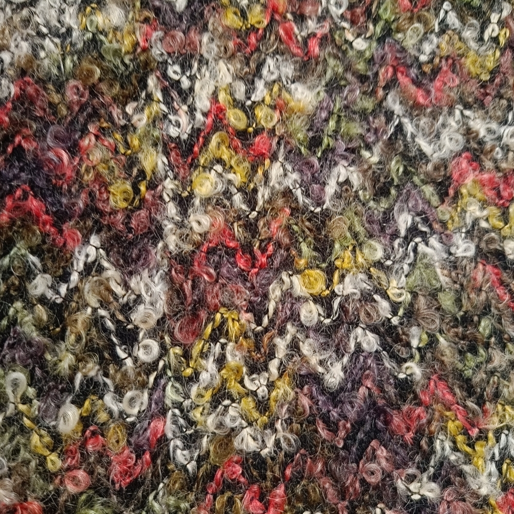 US10❤️Joseph Ribkoff Vtg. Tweed Colorful  A-Line Skirt - Picture 4 of 8